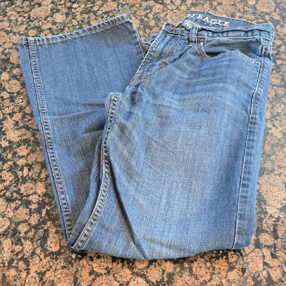 Men's Classic Bootcut Jeans - Light Blue